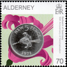 Guernsey 5 New Pence Coin of 1971 - Alderney 2021 - 70