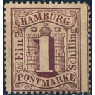 Hamburg arms - Germany / Old German States / Hamburg 1864 - 1