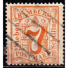 Hamburg arms - Germany / Old German States / Hamburg 1864 - 7