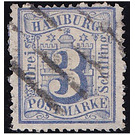 Hamburg arms - Germany / Old German States / Hamburg 1867 - 3