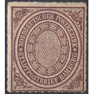 Hamburg Post - Germany / Old German States / North German Confederation 1868