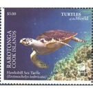 Hawksbill Sea Turtle (Eretmochelys imbricata) - Cook Islands, Rarotonga 2020 - 5