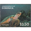 Hawksbill Turtle (Eretmochelys imbricata) - Caribbean / Dominica 2014 - 3.50