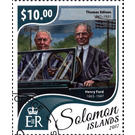 Henry Ford (1863-1947), Thomas Edison (1847-1931) - Melanesia / Solomon Islands 2017 - 10