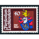 Heraldic coats of arms  - Liechtenstein 1981 - 40 Rappen