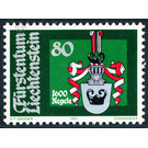 Heraldic coats of arms  - Liechtenstein 1981 - 80 Rappen
