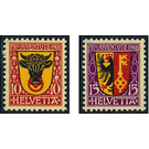 Heraldic coats of arms  - Switzerland 1918 Set