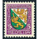 Heraldic coats of arms  - Switzerland 1926 - 5 Rappen