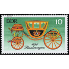 Historic carriages  - Germany / German Democratic Republic 1976 - 10 Pfennig