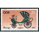 Historic carriages  - Germany / German Democratic Republic 1976 - 25 Pfennig