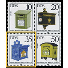 Historic mailboxes  - Germany / German Democratic Republic 1985 - 35 Pfennig