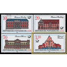 Historic post office buildings  - Germany / German Democratic Republic 1987 - 120 Pfennig