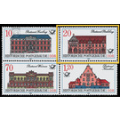 Historic post office buildings  - Germany / German Democratic Republic 1987 - 20 Pfennig