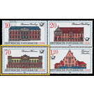 Historic post office buildings  - Germany / German Democratic Republic 1987 - 70 Pfennig