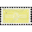 housing delivery  - Germany / Western occupation zones / Württemberg-Hohenzollern 1949 - 2 Pfennig