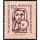 Human Rights Day  - Germany / German Democratic Republic 1956 - 10 Pfennig