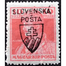 Hungarian Stamps Overprinted "SLOVENSKÁ POSTA" - Czechoslovakia 1918 - 10