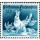 hunt  - Liechtenstein 1946 - 30 Rappen