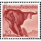 hunt  - Liechtenstein 1947 - 20 Rappen