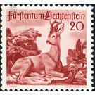 hunt  - Liechtenstein 1950 - 20 Rappen