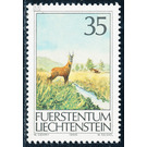 hunt  - Liechtenstein 1986 - 35 Rappen