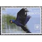 Hyacinth Macaw (Anodorhynchus hyacinthinus) - Cook Islands, Rarotonga 2020 - 4