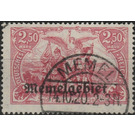 Imperial Post Office Berlin, overprint Memel-Area - Germany / Old German States / Memel Territory 1920 - 2.50