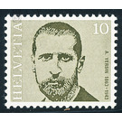 Important personalities  - Switzerland 1971 - 10 Rappen