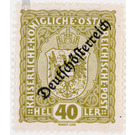 Imprint 'German Austria'  - Austria / Republic of German Austria / German-Austria 1918 - 40 Heller