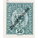 Imprint 'German Austria'  - Austria / Republic of German Austria / German-Austria 1918 - 50 Heller