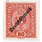 Imprint 'German Austria'  - Austria / Republic of German Austria / German-Austria 1918 - 80 Heller
