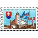 Independent Slovakia, 25th anniversary - Slovakia 2018 - 1.60