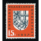Integration of the Saarland into the Federal Republic of Germany - Germany / Saarland 1957 - 15 Franc