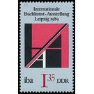International Book Art Exhibition (IBA), Leipzig  - Germany / German Democratic Republic 1989 - 135 Pfennig