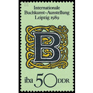 International Book Art Exhibition (IBA), Leipzig  - Germany / German Democratic Republic 1989 - 50 Pfennig