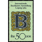 International Book Art Exhibition (IBA), Leipzig  - Germany / German Democratic Republic 1989 - 50 Pfennig