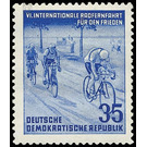 International Long Distance Cycling for Peace Prague-Berlin-Warsaw  - Germany / German Democratic Republic 1953 - 35 Pfennig