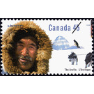 Inuk Man, Igloo, Sled Dogs (Canis lupus familiaris) - Canada 1995 - 45