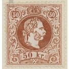 Issue 1867  - Austria / k.u.k. monarchy / Empire Austria 1867 - 50 Kreuzer