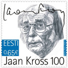 Jaan Kross, Poet - Estonia 2020 - 0.65