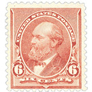 James A. Garfield (1831-1881), 20th President of the U.S.A. - United States of America 1890