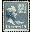 James Buchanan (1791-1868), 15th President of the U.S.A. - United States of America 1938