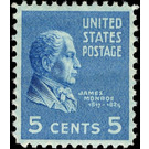 James Monroe (1758-1831), fifth President of the U.S.A. - United States of America 1938