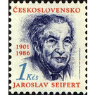 Jaroslav Seifert (1901-1986), poet - Czechoslovakia 1991 - 1