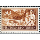 job creation  - Liechtenstein 1937 - 50 Rappen