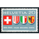 Joining the Confederation  - Switzerland 1965 Set
