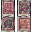 King Alfonso XIII - Surcharged - Central Africa / Equatorial Guinea  / Elobey, Annobon and Corisco 1906 Set