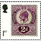 King Edward VII stamp of 1910 - United Kingdom 2019