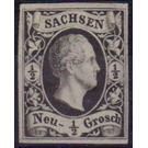 King Friedrich August II - Germany / Old German States / Saxony 1851
