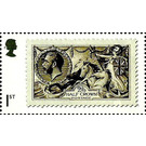 King George V stamp of 1913 - United Kingdom 2019